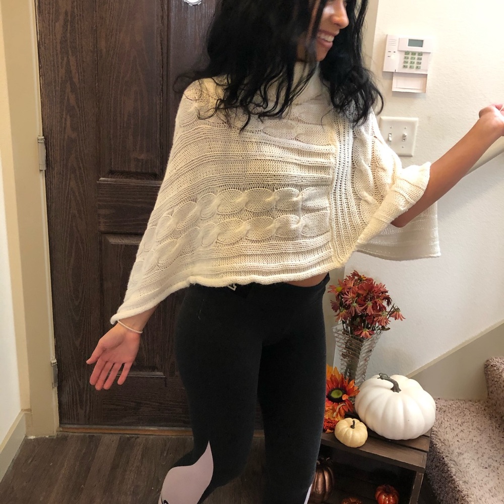 White poncho!
